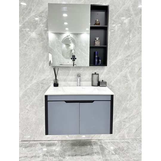 Lavabo tủ cao cấp  kèm gương lex -  Tc-011