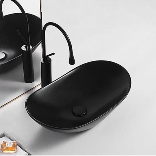 Lavabo Thuyền Màu Đen LA-004
