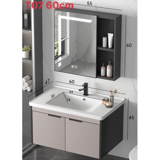 Lavabo tủ cao cấp  kèm gương lex -  TC07