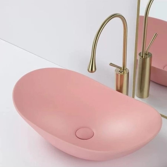 Lavabo Thuyền Màu Hồng LA-003