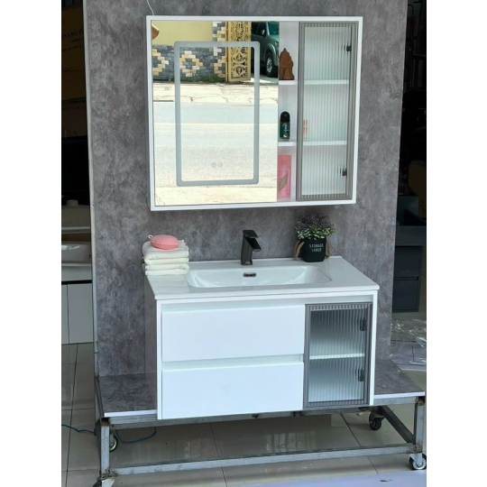 Lavabo tủ cao cấp  kèm gương lex -  TC012
