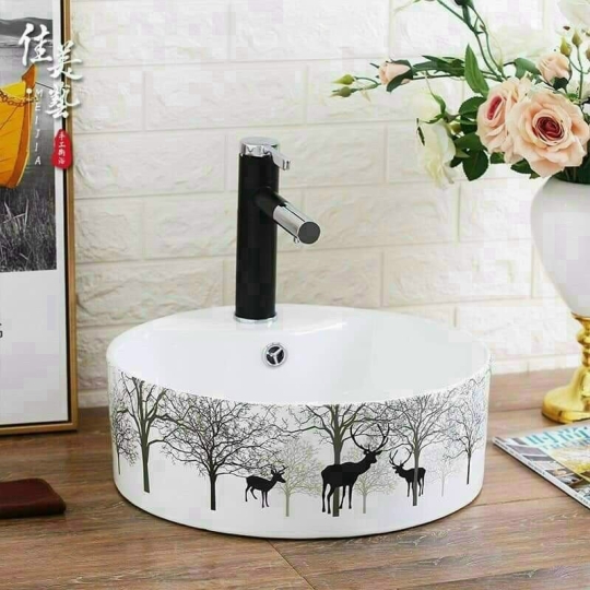 Lavabo Tròn Con Hưu LA - 010