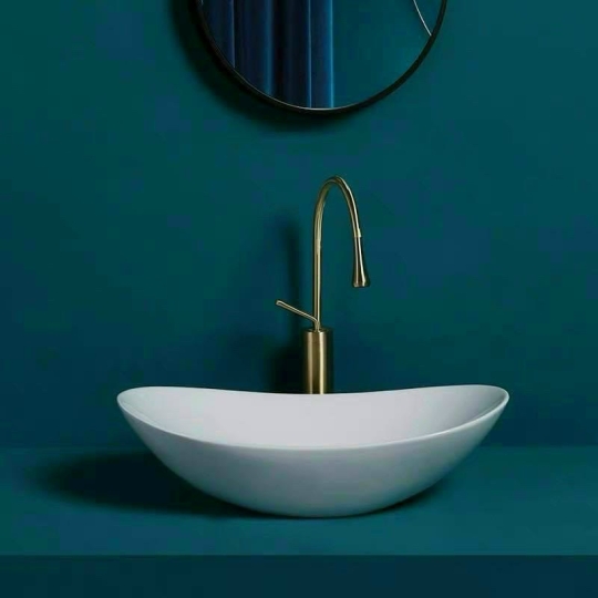 Lavabo Thuyền Màu Trắng LA-002