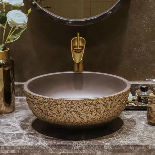 Lavabo Đặt Bàn Tròn Tại Trà Vinh