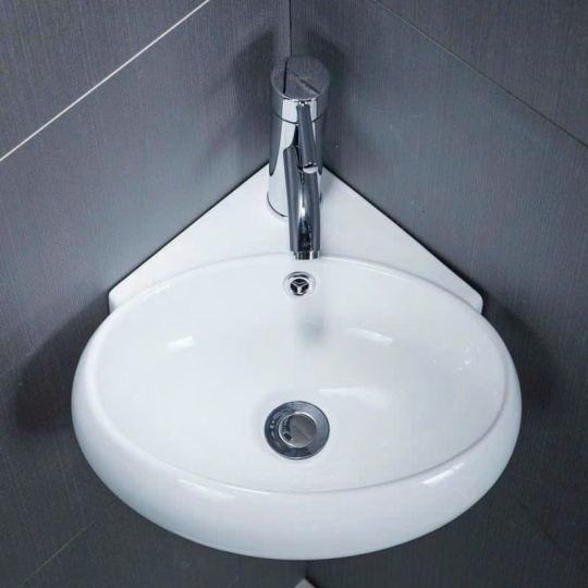 Lavabo Ovan Trắng Tại Trà Vinh